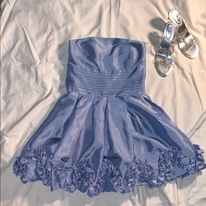 lavender short formal dress